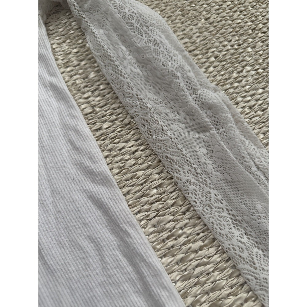 Vintage Y2K Ralph Laurie Denim Supply Lace Henley Dainty Top. Boho - Picture 6 of 8